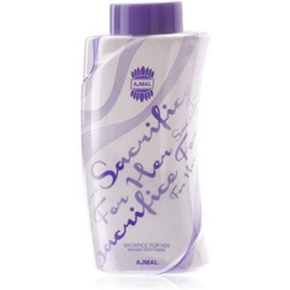 صورة اجمل بودرة معطرة للجسم ساكريفايس فور هير 100جم