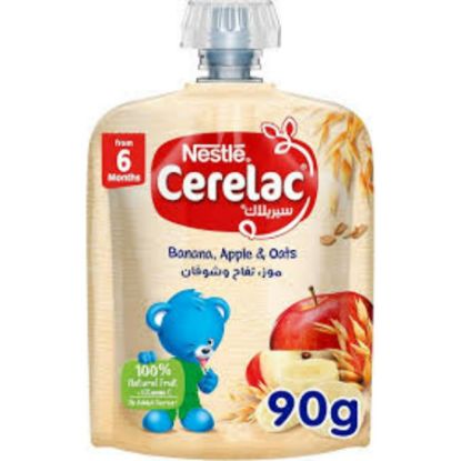 صورة Cerelac Puree Apple Banana Oat (4*90g) Family Pack +6 mnths