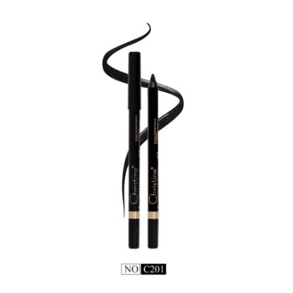 Picture of CHRISTINE WATERPROOF EYELINER PENCIL BLACK  C201 0 - 0202
