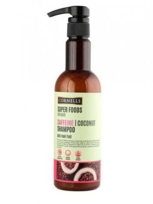Picture of CORNEL'S SUPERFOODS CAFFEINE AND COCONUT OIL SHAMPOO 500ML