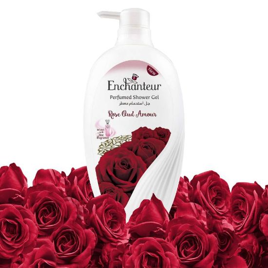 صورة انشانتير جل استحمام معطر 550 مل روز عود أمور