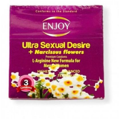 Picture of ENJOY U. S.D+NARCISSUS FLOWERS +A237:A238PREMIUM CONDOMS 3PC