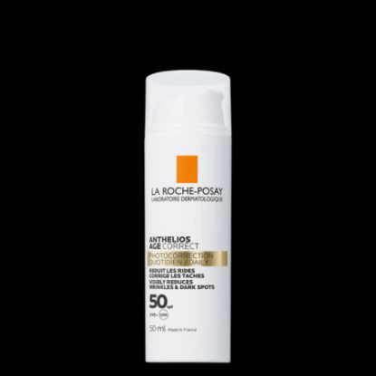 صورة لا روش بوسي كريم أنثليس ايج كركة فوتو كورقتين لايت كريم SPF 50