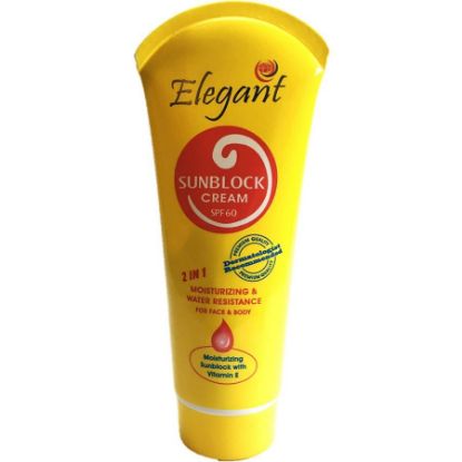صورة عامل حماية من الشمس SPF 60 - كريم الوقاية من الشمس الأنيق 60 جم