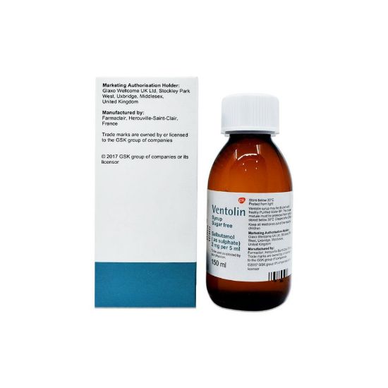 Picture of VENTOLIN SYRUP 150 ML