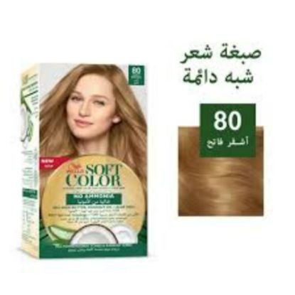 صورة ويلا سوفت كلر صبغه للشعر 80 اشقر فاتح