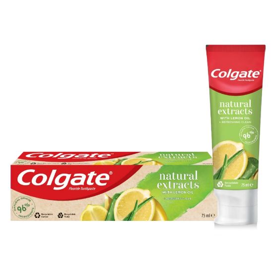 صورة كولجيت معجون الأسنان الطبيعية  الليمون  75ML-16