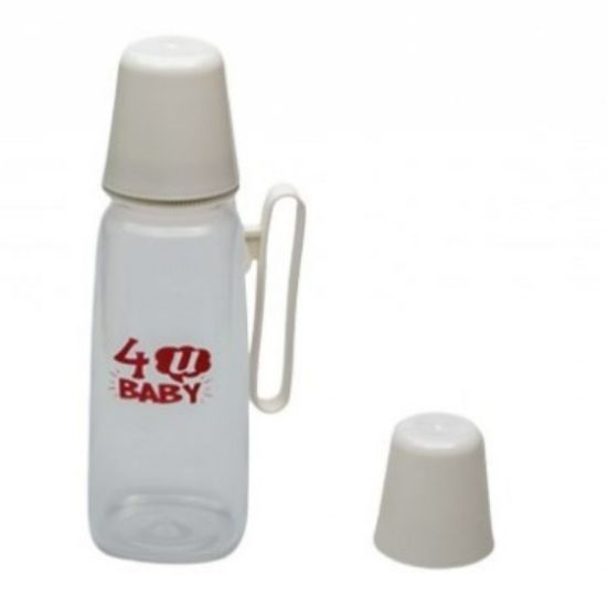 Picture of 4U BABY PLASTIC FEEDING BOTTLE 210 ML WITH HANDLE