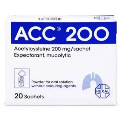 Picture of ACC 200 MG20 SACHETS