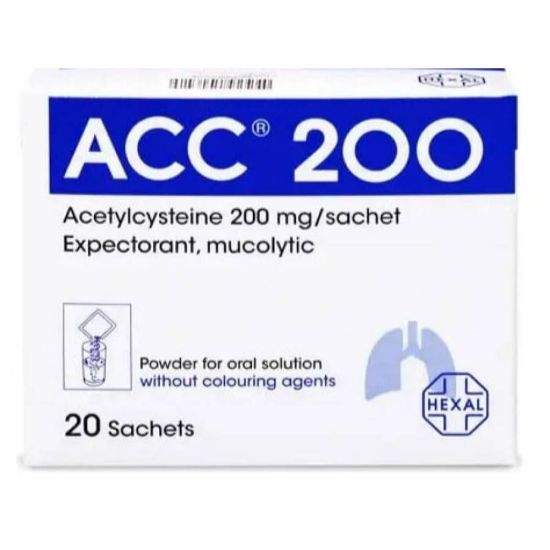 Picture of ACC 200 MG20 SACHETS