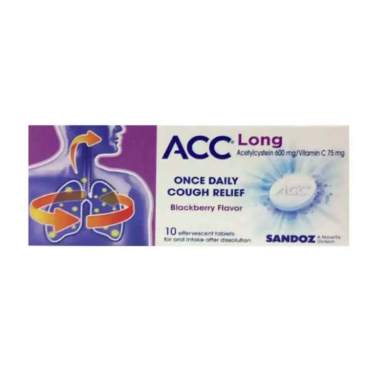 Picture of ACC LONG 600 MG EFF 10 TAB