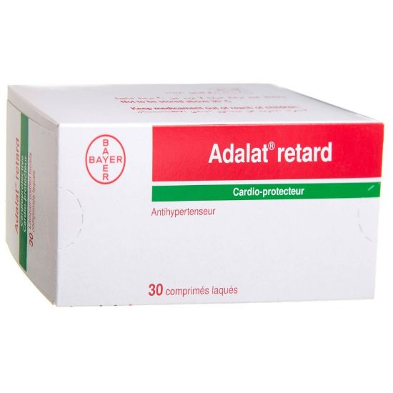 Picture of ADALAT RETARD 20MG 30TAB