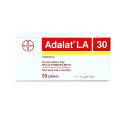 Picture of ADALAT LA 30 MG 30 TAB
