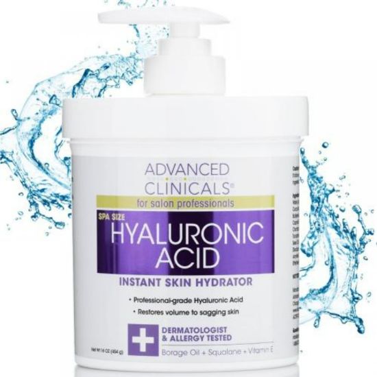 Picture of ADVANCED CLINICALS HYALURONIC ACID CREAM INSTANT SKIN MOISTU