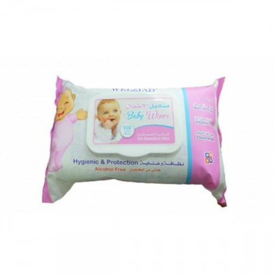 Picture of AL ARAYES WIPES FOR SENSITIVE SKIN 108 TABLETS