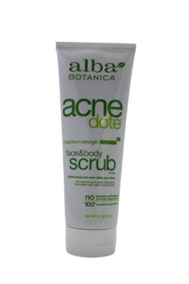 Picture of ALBA BOTANICA ACNE DOTE FACE &BODY SCRUB 227G