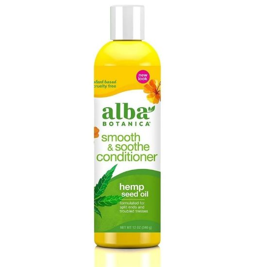 Picture of ALBA BOTANICA HEMP SEED SMOOTH SOOTHE COND 340ML