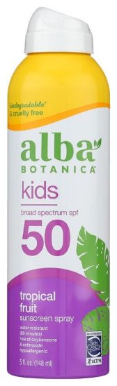 Picture of ALBA BOTANICA KIDS SUN SCREEN CLEAR SPRAY 50SPF 171G