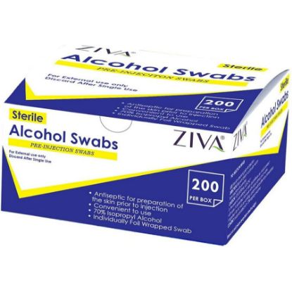 Picture of ALCOHOL SWAB PADS MIX 200 PCS JAMA 0157