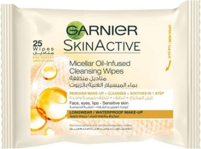 Picture of ALL DAY MICELLAR FACIAL WIPES 25 WIPES