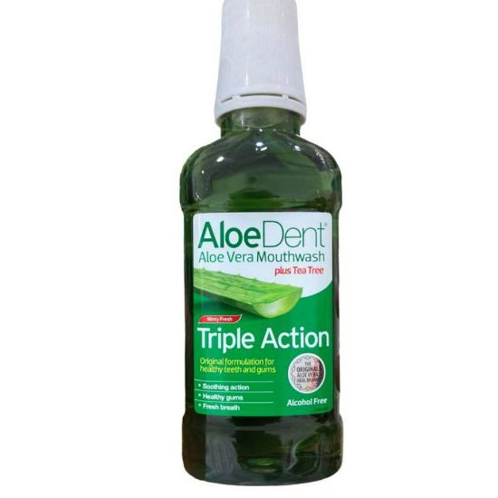 Picture of ALOE DENT OPTIMA ALOE VERA TRIPLE ACT M/W 250 ML