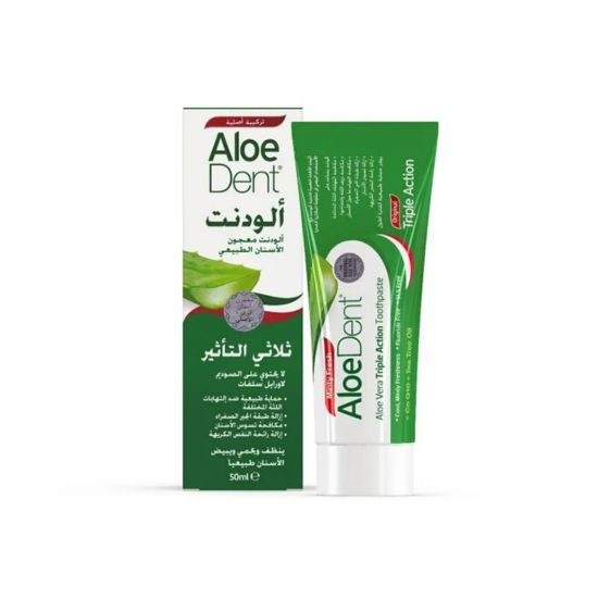 Picture of ALOE DENT OPTIMA ALOE VERA TRIPLE ACT T.P 50 ML