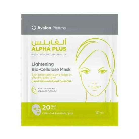 Picture of ALPHA PLUS LIGHTENING BIO-CELLULOSE MASK 10 ML