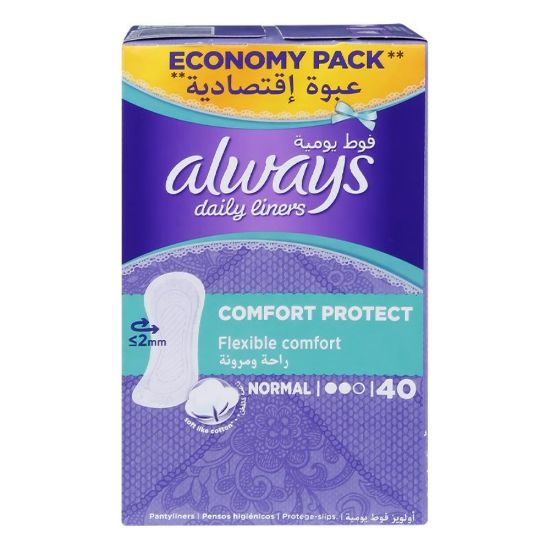Picture of ALWAYS DAILY FLEXIBLE COMFORT NORMAL 10X40 PCS