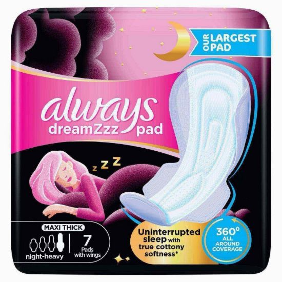 Picture of ALWAYS DREAMZ SENS MAXI THICK NIGHT LONG 24 X7 PCS 696