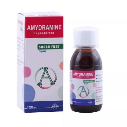 Picture of AMYDRAMINE EXP SUGAR FREE SYRUP 120ML BOX 48