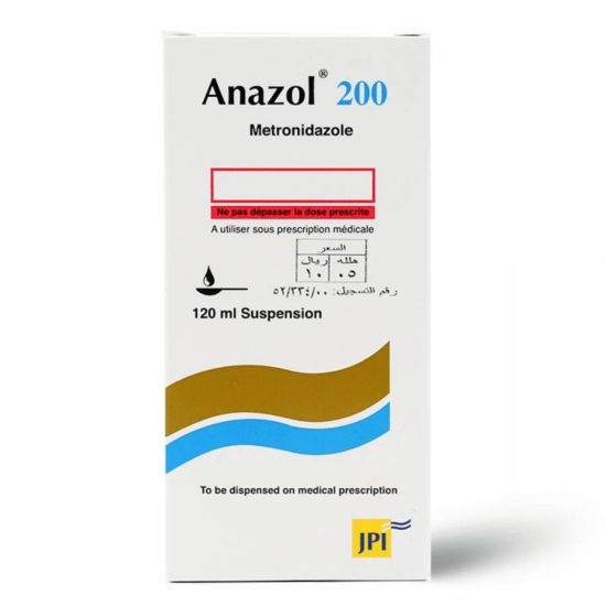 Picture of ANAZOL 200 MG SUSP 120 ML