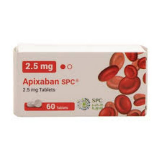 Picture of APIXABAN SPC 2.5MG 60 TAB