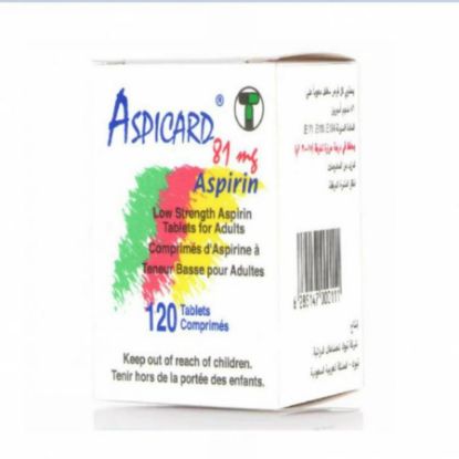 Picture of ASPICARD 81 MG 120 TAB#