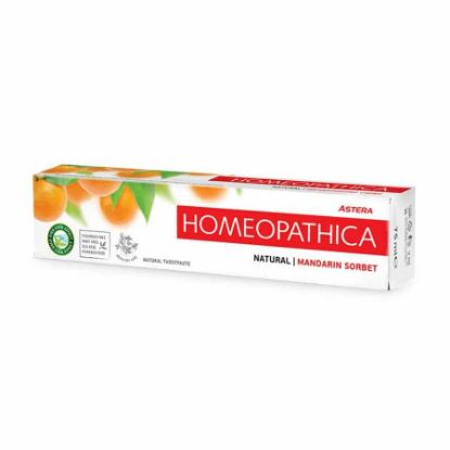Picture of ASTERA TOOTH PASTE HOMEOPATHICA 75 ML NATURAL MANDARIN SORBE