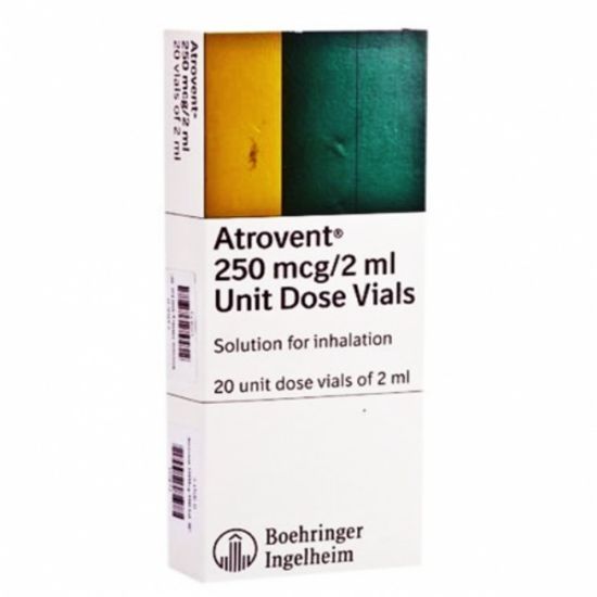 Picture of ATROVENT 250 MCG/2 ML 20 SOL
