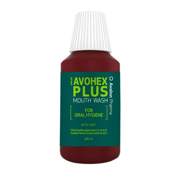 Picture of AVALON AVOHEX PLUS MOUTH WASH 300 ML