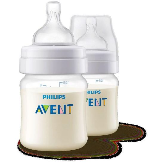 Picture of AVENT BOTTLE ANTI-COLIC 2 X 125ML (810/24) رضاعة