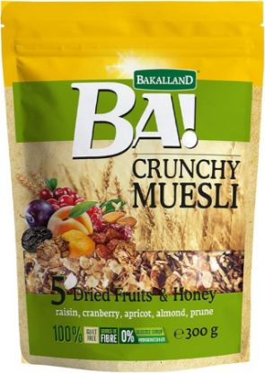 Picture of BA ! CRUNCHY MUESLI: 5 DRIED FRUITS & HONEY 300G*12