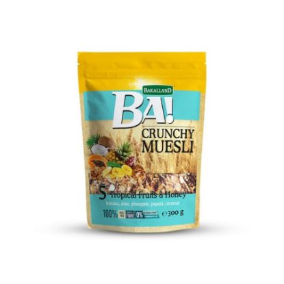 Picture of BA ! CRUNCHY MUESLI: 5 TROPICAL FRUITS & HONEY 300G*12