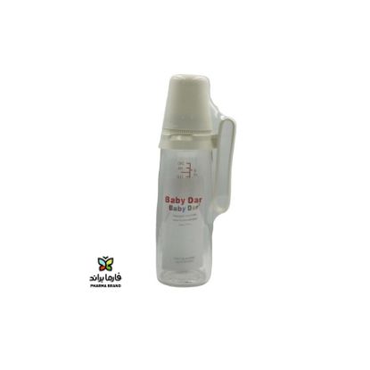 Picture of BABY DAR GLASS BOTTLE WITH HANDLE 240 ML 0012-800127