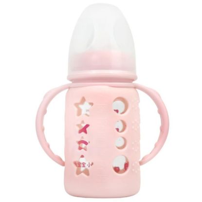 Picture of BABY DAR GLASS BOTTLE WITH HANDLE IN SHRINK WARP 120 ML 0165