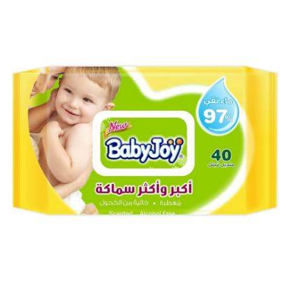Picture of BABY JOY WET WIPES THICKER&LARGER 12X40 WIPES 20141-01413