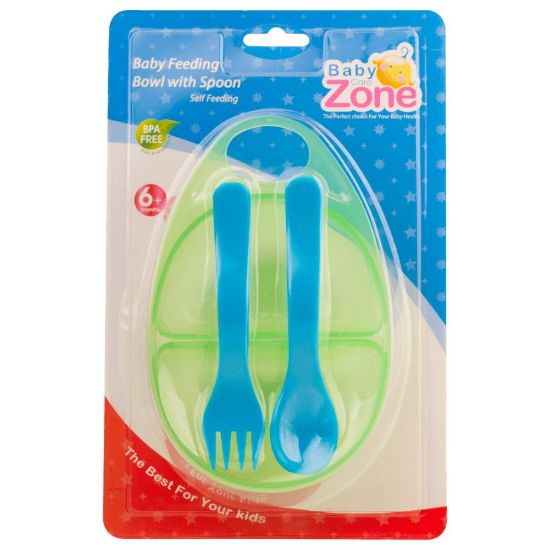 Picture of BABY ZONE BLF 8442 ملعقتين صغيرة وكبير وشوكة