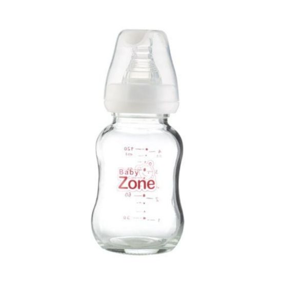 Picture of BABY ZONE GLASS BOTTLE 125 ML رضاعة زجاج بكرت BLF 8526