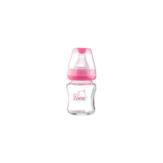 Picture of BABY ZONE GLASS BOTTLE 60 ML رضاعة زجاج  BLF 8528