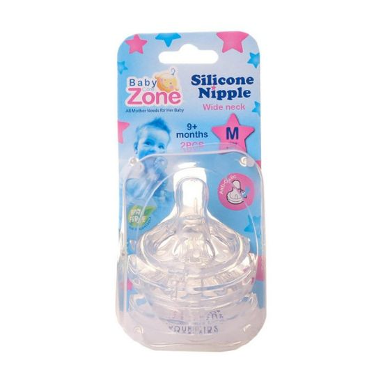 Picture of BABY ZONE NIPPLES 2S L-2350-BLF 8235