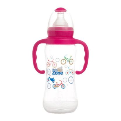 Picture of BABY ZONE PLASTIC BOTTLE 250 ML رضاعة بمقبض BLF 8543