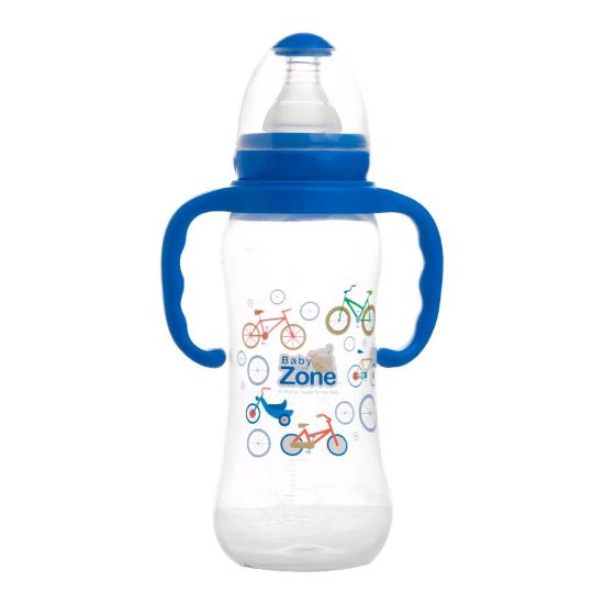 Picture of BABY ZONE PLASTIC BOTTLE 250 ML رضاعة بمقبض BLF 8539 (120)