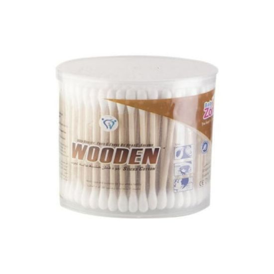 صورة بيبي زون ودن اعواد خشب للاذن200 حبة