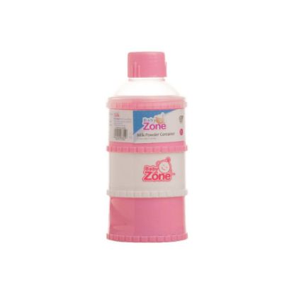 Picture of BABY ZONE POWDER CONTAINER مقسم حليب 3 طبقات شفاف BLF 8349